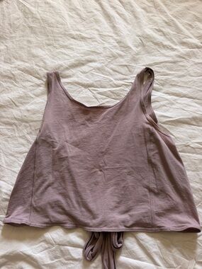lululemon athletica Mauve Scoop Back Tank Top